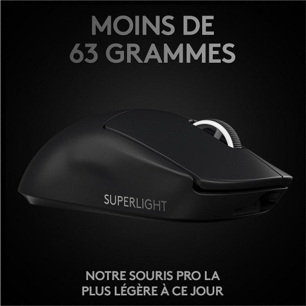 Logitech G Wireless Gaming Pro X Superlight (Noir) Logitech G Wireless Gaming Pro X Superlight (Noir)